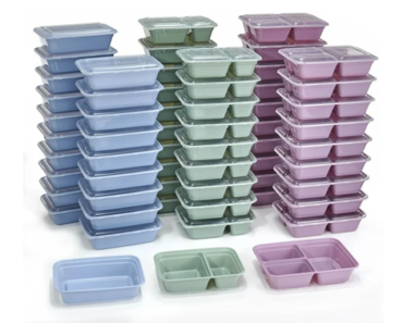 Mainstays 120 Piece Meal Prep Food Storage Containers – Just $13.90!