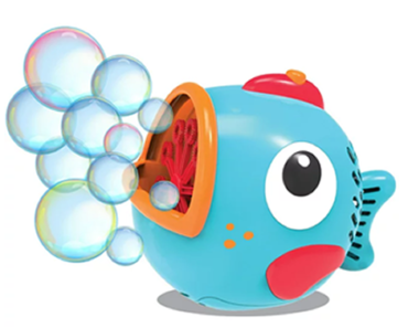 Play Day Large Battery Operated Fish Bubble Blower – Just $3.63!