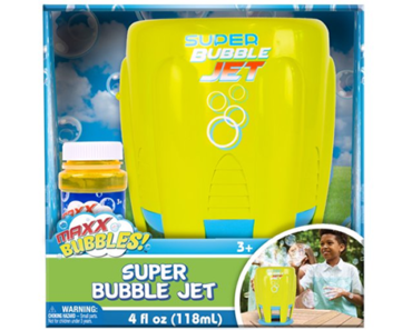 Maxx Bubbles Super Bubble Jet, Includes 4oz Bubble Solution – Just $3.74!