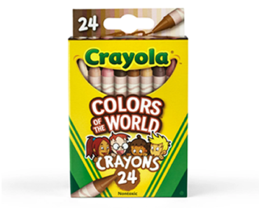 Crayola Crayons 24 Pack, Colors of the World, Multicultural Crayons – Just $1.58!