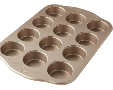 The Pioneer Woman 12-Cup Nonstick Aluminized Steel Muffin Pan, 2 Count – Just $8.22!