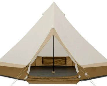 Ozark Trail 15′ x 15′ 8-Person Glamping Bell Tent with String Lights – Just $149.00!