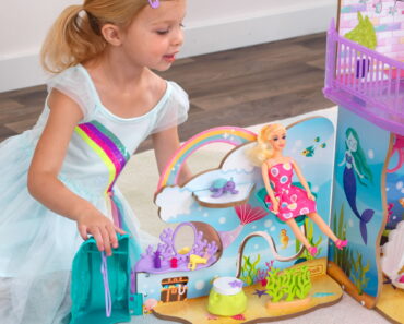 KidKraft Rainbow Dreamers Wooden Waterfall Grotto Dressing Room Play Set – Only $7.82!