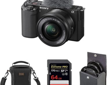 Sony Mirrorless Interchangeable Lens Vlogging Camera – Only $698!