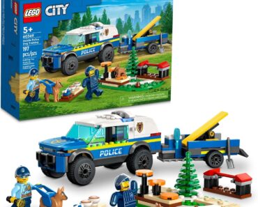 LEGO City Mobile Police Dog Training Building Set – Only $18.99!