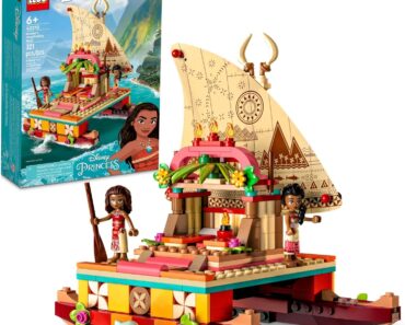LEGO Disney Princess Moana’s Wayfinding Boat Building Toy – Only $28!