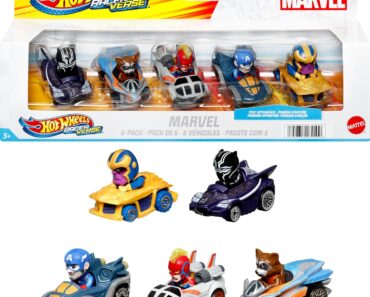 Hot Wheels Marvel RacerVerse 5-Pack – Only $10.99!