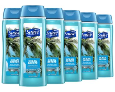 Suave Moisturizing Body Wash with Ocean Breeze Scent (6 Pack) – Only $11.66!