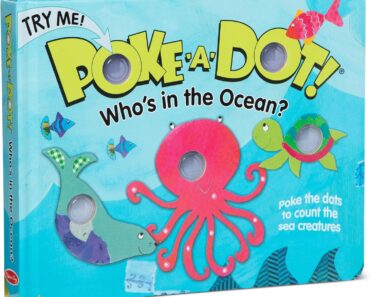 Melissa & Doug Children’s Book Poke-a-Dot: Who’s in the Ocean – Only $8.07!