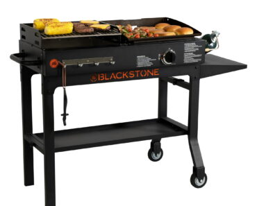 Blackstone Duo 17″ Propane Griddle and Charcoal Grill Combo – Only $179!