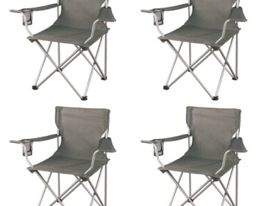 Ozark Trail Classic Folding Camp Chairs (Set of 4) – Only $28!