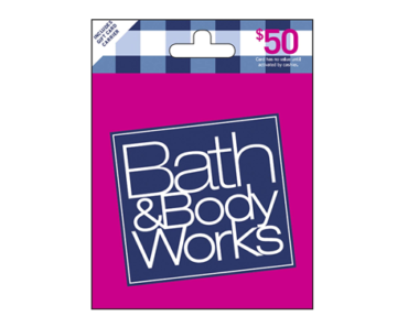 Bath & Body Works $50.00 Gift Card – Just $40.00!
