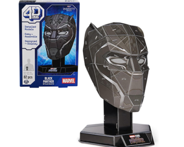 Marvel Black Panther 3D Puzzle Model Kit with Stand 82 Pcs – Just $6.10!