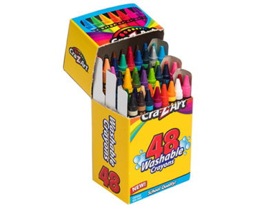Cra-Z-Art Washable Classic Crayons, Pack Of 48 Crayons – Just $.70! Cra-Z-Art Washable Classic Crayons, Pack Of 48 Crayons – Just $.70!