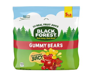Black Forest Gummy Bears Candy, 5-Pound Bulk Bag – Just $8.94!