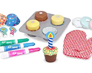 Melissa & Doug Bake and Decorate Wooden Cupcake Play Food Set – Just $17.99!