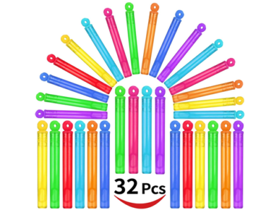 32-Piece 8 Colors Mini Bubble Wands Assortment – Just $7.98!