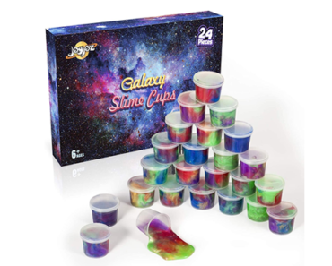 24 Pieces Galaxy Slime Single Containers, Party Favor – Just $11.99!