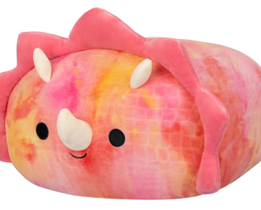 Squishmallows Stackables 12-Inch Trinity Pink Triceratops – Just $14.30!