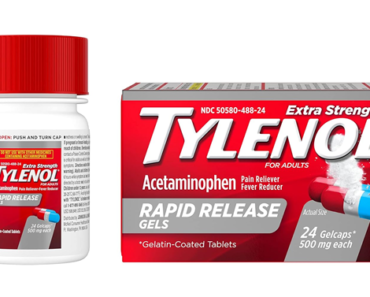 Tylenol Extra Strength Acetaminophen Rapid Release Gels, 24 ct – Just $2.09!