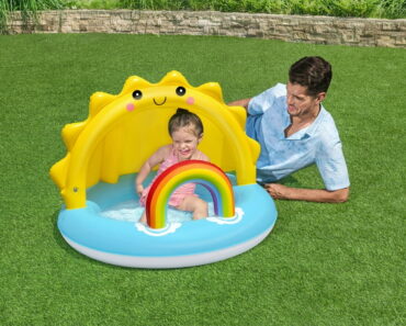 Play Day Sun Shaded Round Inflatable Baby Pool – Only $4.98!