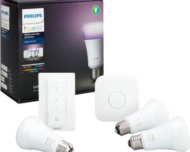 Philips Hue 60W A19 Smart LED Starter Kit – Only $109.99! Philips Hue 60W A19 Smart LED Starter Kit – Only $109.99!
