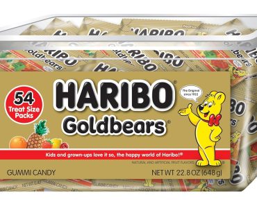 HARIBO Gummi Candy (54 Treat Size Packs) – Only $6.75! HARIBO Gummi Candy (54 Treat Size Packs) – Only $6.75!