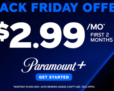 Try Paramount+ for $2.99 A MONTH for TWO months! Try Paramount+ for $2.99 A MONTH for TWO months!