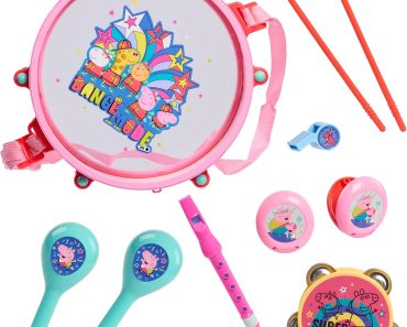 Peppa Pig Party Drum Set, 10-Pieces – Only $6.08! Peppa Pig Party Drum Set, 10-Pieces – Only $6.08!