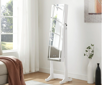 Mainstays Jewelry Armoire in White – Just $68.00!