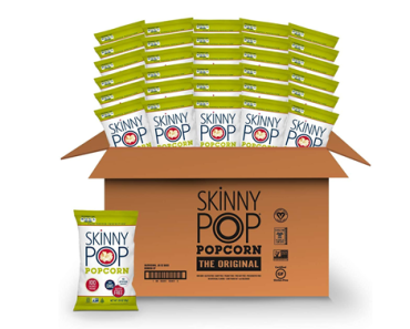 SkinnyPop Original Popcorn, Individual Snack Size Bags – Pack of 30 – Just $8.98!