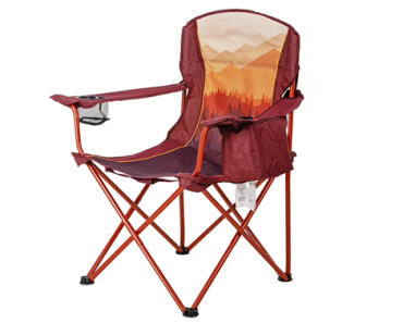 Ozark Trail Oversized Camp Chair with Cooler, Ombre Mountains Design – Just $15.00! Walmart+ Week – Deals for Everyone!
