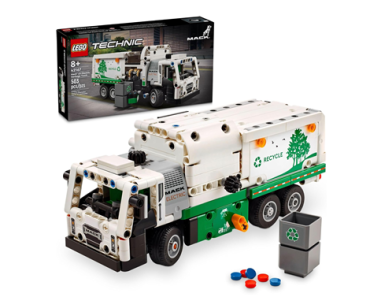 LEGO Technic Mack LR Electric Garbage Truck Toy, 42167 – Just $26.49!