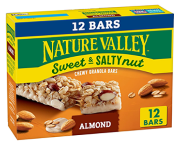 Nature Valley Granola Bars, Sweet and Salty Nut, Almond, 12 Bars – Just $3.45! Nature Valley Granola Bars, Sweet and Salty Nut, Almond, 12 Bars – Just $3.45!