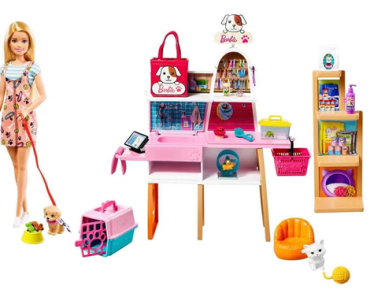 Barbie Doll & Playset, Pet Boutique with 4 Pets – Just $13.99! Barbie Doll & Playset, Pet Boutique with 4 Pets – Just $13.99!