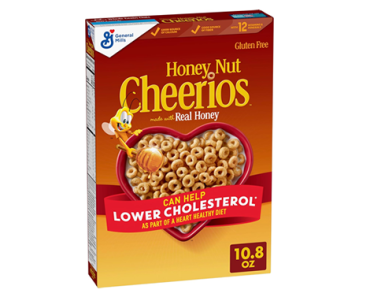 Honey Nut Cheerios, Gluten Free Cereal With Oats, 10.8 Oz – Just $1.78!
