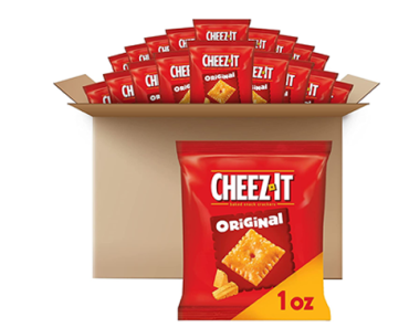 Cheez-It Baked Snack Cheese Crackers, 40 Bags – Just $16.93! Cheez-It Baked Snack Cheese Crackers, 40 Bags – Just $16.93!