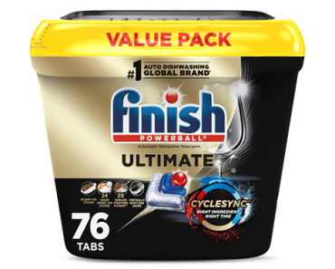 Finish Ultimate Dishwasher Pods, No Pre-Rinse, 76 Count – Just $13.00! Finish Ultimate Dishwasher Pods, No Pre-Rinse, 76 Count – Just $13.00!