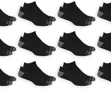 Fruit of the Loom Men’s Dual Defense No Show Socks, 12 Pack – Just $6.20! Fruit of the Loom Men’s Dual Defense No Show Socks, 12 Pack – Just $6.20!