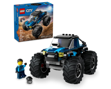 LEGO City Blue Monster Truck Off-Road Toy Playset with a Driver Minifigure 60402 – Just $9.19!