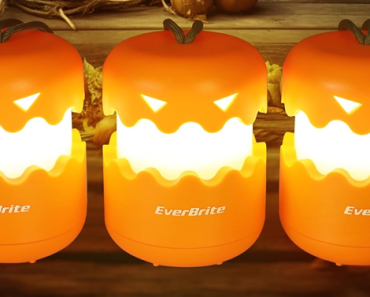 3-Pack Halloween Pumpkin Lantern, Collapsible Jack O Lantern Pumpkins with Lanyard – Just $26.99!