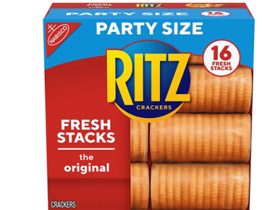 Ritz Crackers Flavor Party Size Box of Fresh Stacks 16 Sleeves – Just $3.81! Ritz Crackers Flavor Party Size Box of Fresh Stacks 16 Sleeves – Just $3.81!