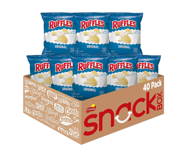 Ruffles Original Potato Chips, 1 Ounce (Pack of 40) – Just $12.90! Ruffles Original Potato Chips, 1 Ounce (Pack of 40) – Just $12.90!