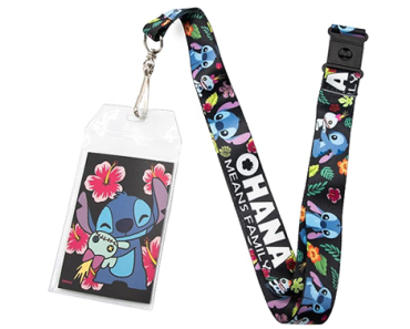 Buckle Down Lanyard-1.0-Ohana Means Family/Stitch & Scrump – Just $4.95!