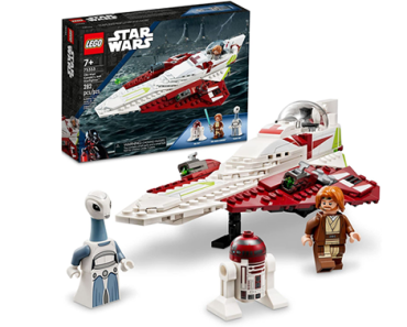 LEGO Star Wars OBI-Wan Kenobi’s Jedi Starfighter 75333 Building Toy Set – Just $23.99!