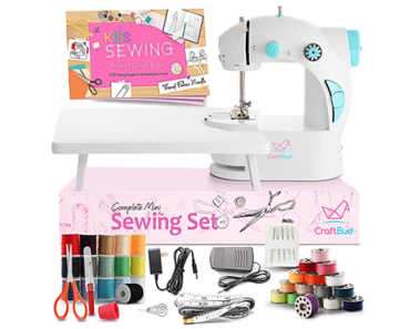 CraftBud Sewing Machine Kit for Beginners – Just $37.99! CraftBud Sewing Machine Kit for Beginners – Just $37.99!