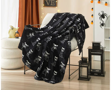 Ways to Celebrate Plush Halloween Throw Blanket 50″ x 60″ – Just $5.97!