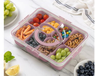 Cook With Color 8-Compartment Snackle Box, Charcuterie Container – Just $9.97!