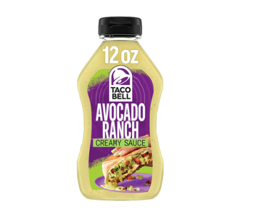 Taco Bell Creamy Avocado Ranch Sauce, 12 ounce – Just $1.78! Taco Bell Creamy Avocado Ranch Sauce, 12 ounce – Just $1.78!
