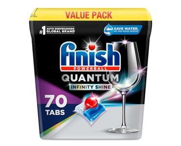 Finish Quantum Infinity Shine Dishwasher Pods, 70 Count – Just $8.22! Prime Big Deal Days 2025!